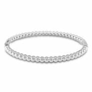Bracelets en acier inox Argent&eacute;