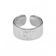Bagues en acier Inox ''Love'' Argent&eacute;