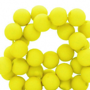 Perles acryliques 6 mm Jaune n&eacute;on