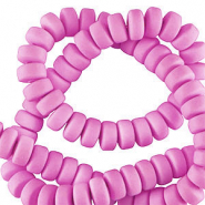Perles en polym&egrave;re rondelles 7mm Rose