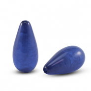 Perles Polaris Elements en forme de goutte Polmo Bleu royal