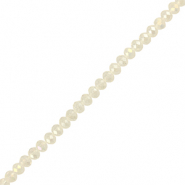 Perles &agrave; facettes 3x2mm disque Heishi Transparent