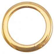 Anneau ferm&eacute; en m&eacute;tal DQ 18mm Dor&eacute; ( sans nickel )