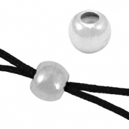 Perles d'arr&ecirc;t en m&eacute;tal DQ 6mm argent&eacute; antique (sans nickel)