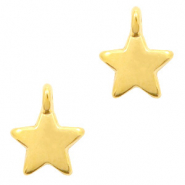 Breloques en métal DQ étoile Doré (sans nickel)