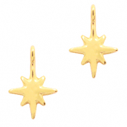 Breloques en métal DQ étoile galaxie Doré (sans nickel)