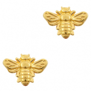 Perles en m&eacute;tal DQ abeille Dor&eacute; (sans nickel)