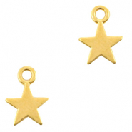 Breloques en métal DQ étoile Doré (sans nickel)