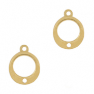 Breloques en m&eacute;tal DQ connecteur Dor&eacute; (sans nickel)