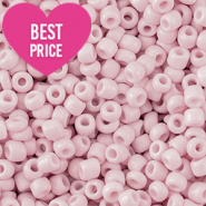 Perles de rocailles 8/0 (3mm) Rose clair