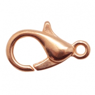 M&eacute;tal TQ laiton fermoir mousqueton 10mm Dor&eacute; ros&eacute; (sans nickel)