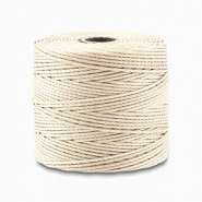 Fil Nylon S-Lon 0.5mm Blanc cr&egrave;me vanille