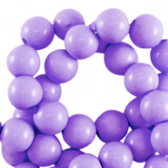 Perles acryliques 8 mm brillant Lilas