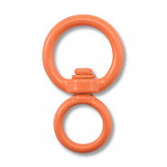 Appr&ecirc;ts color&eacute;s porte-cl&eacute;s rond Orange