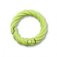 Appr&ecirc;ts color&eacute;s anneau porte-cl&eacute;s Vert