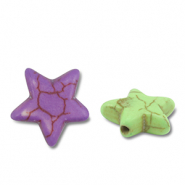 Perles en c&eacute;ramique &eacute;toile Multicolore