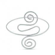 Manchette spirale Argent&eacute;