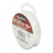 Beadalon Stringing Wildfire Ultra 0.10mm Blanc gel