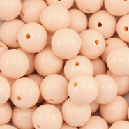 DQ Perles acryliques 14 mm P&ecirc;che nude