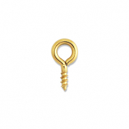 Appr&ecirc;ts en acier Inox vis avec boucle Dor&eacute;