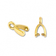 Appr&ecirc;ts en acier Inox b&eacute;li&egrave;re pour breloque Dor&eacute;