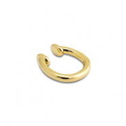 Boucles d'oreilles en acier inox ear cuff Dor&eacute;