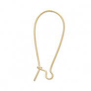 Appr&ecirc;ts en acier Inox boucles d'oreilles dormeuses Dor&eacute;