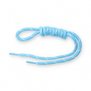 Porte-cl&eacute;s paracorde Bleu-blanc
