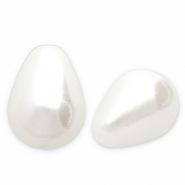 Imitations perles d&rsquo;eau douce goutte Blanc