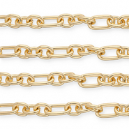 Appr&ecirc;ts en aluminium cha&icirc;ne maille jaseron maille for&ccedil;at Dor&eacute;