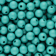 Perles acryliques 8 mm brillant Vert p&eacute;trole