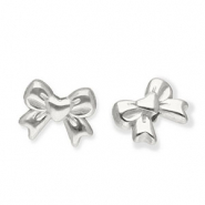 Perles en acier Inox n&oelig;ud Argent&eacute;