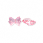 Perles &agrave; facettes Fashion n&oelig;ud Rose