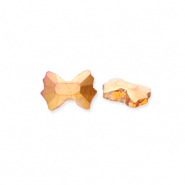 Perles &agrave; facettes Fashion n&oelig;ud Orange flamme-AB coating
