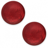Cabochon classique 12mm Polaris Elements Jais Rouge bordeaux