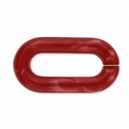 Cha&icirc;ne en acrylique 20 mm maillons s&eacute;par&eacute;s Bordeaux