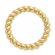 Appr&ecirc;ts en acier inox anneau ferm&eacute; 12 mm Dor&eacute;