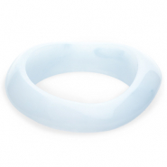 Bracelets jonc en r&eacute;sine Bleu clair