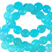 Pierres naturelles 6mm Bleu aquamarine