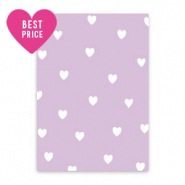 Cartes &agrave; bijoux coeurs Lilas