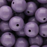 DQ Perles acryliques 20 mm brillant Purple haze 18-3718 TCX