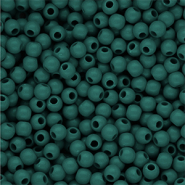 DQ Perles acryliques 4 mm brillant Mediterranea green 19-4517 TCX