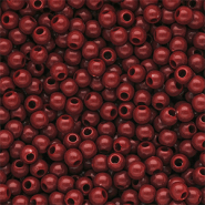 DQ Perles acryliques 4 mm brillant Salsa red 18-1657 TCX
