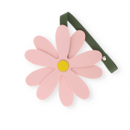 Pendentifs accroche-regard fleur Rose vintage-jaune-vert fonce