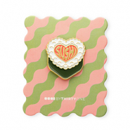 BY31&reg; Pin "Sushi" sur la carte Vert fonce-rose corail-blanc-gris-dor&eacute;