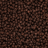Perles de rocailles 12/0 (2 mm) Marron fonc&eacute;