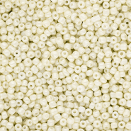 Perles de rocailles 12/0 (2 mm) Blanc cass&eacute;