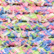 Paracorde tendance 8 mm Vert-bleu-rose-blanc