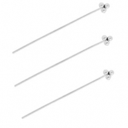 BY31&reg; Appr&ecirc;ts en acier inox clous &agrave; t&ecirc;te boules 35 mm Argent&eacute;