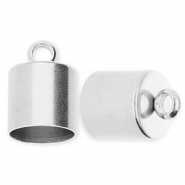 Appr&ecirc;ts en acier Inox embout &Oslash;10 mm avec anneau Argent&eacute;